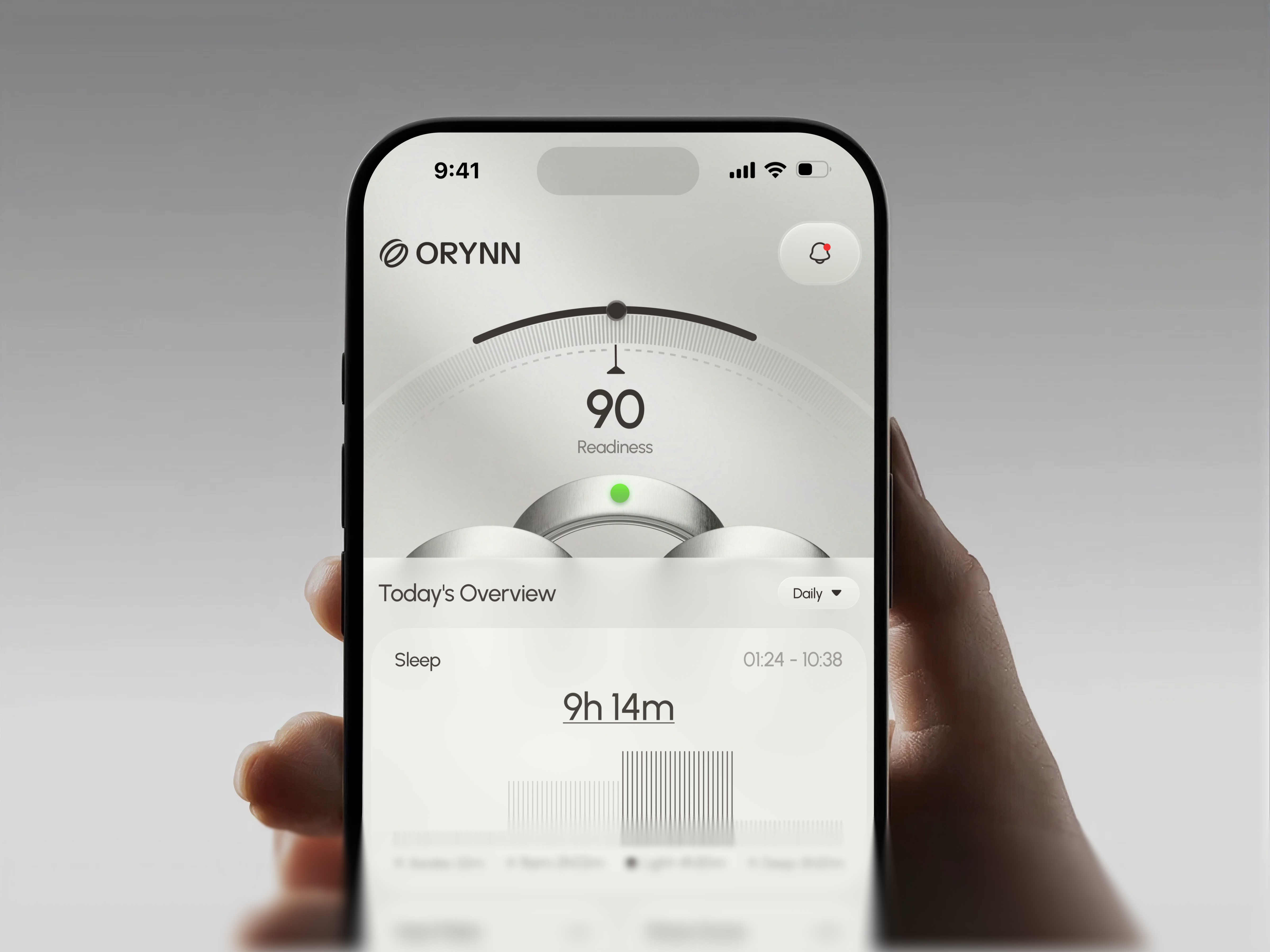 Smart Ring Health Tracking App Wellness Mobile UI/UX app design app ui b2b crm datavisualization digital health fitness app health tracking healthcare ul mobile app mobileappdesign modern ui product design saas smart ring ui ui ux ux design wearable tech wellnessapp
