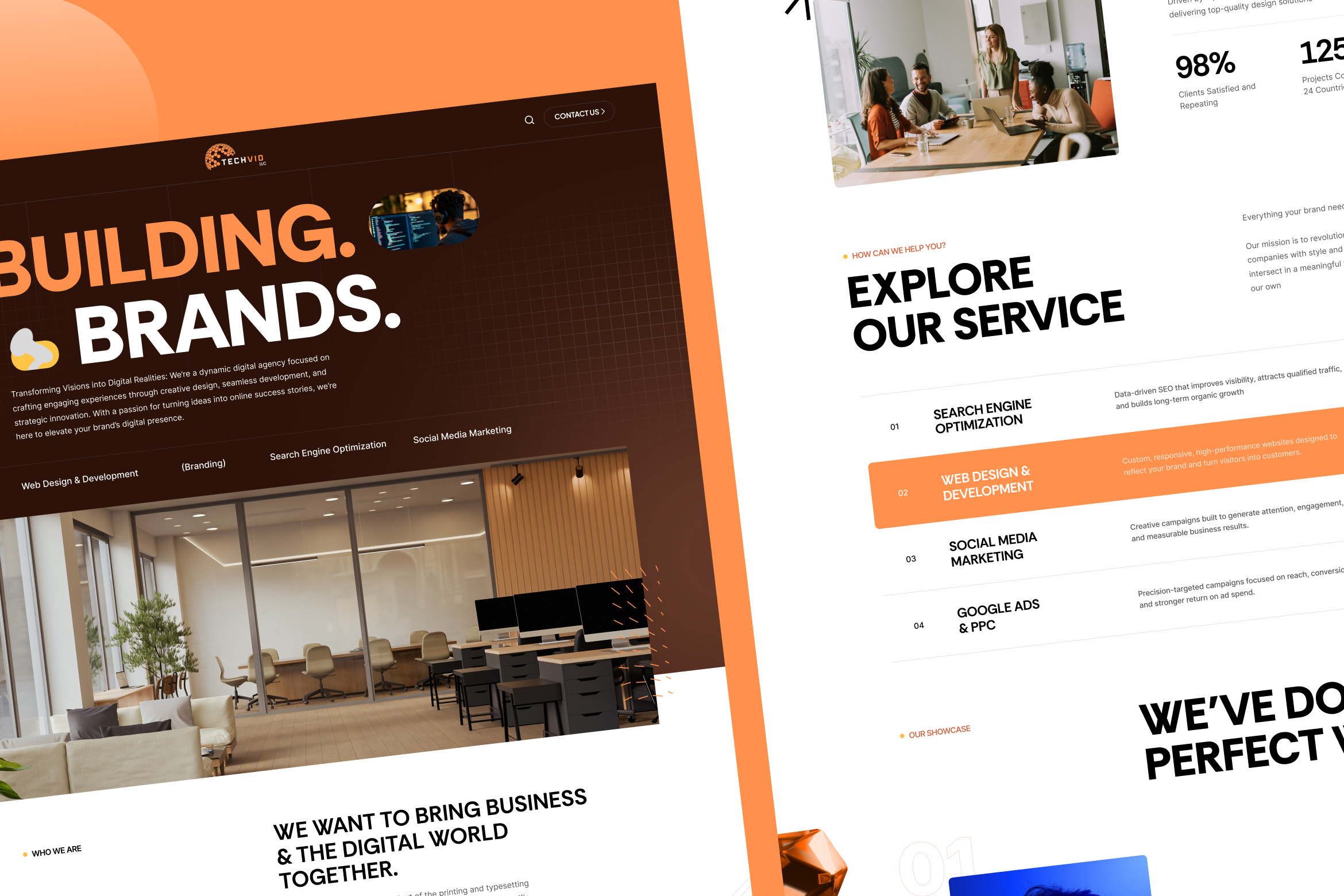 Digital agency - Landing page ui web