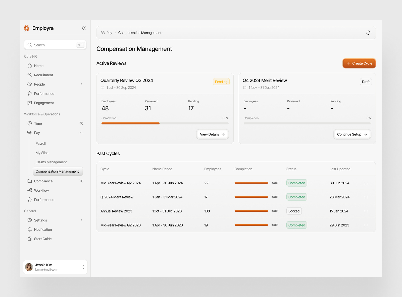 Employra - HR Platform Webapp Compensation Management Flow) attendance tracking compensation management employee management employee portal hiring dashboard hr analytics hr dashboard hr management hr platform hr software human capital management human resources payroll management people management performance management recruitment platform saas talent management web app design workforce management