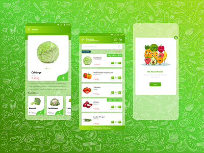 Evergreen Kart - Fruits & Vegetables Selling app 3d animation app branding design graphic design illustration logo typography ui ux vector