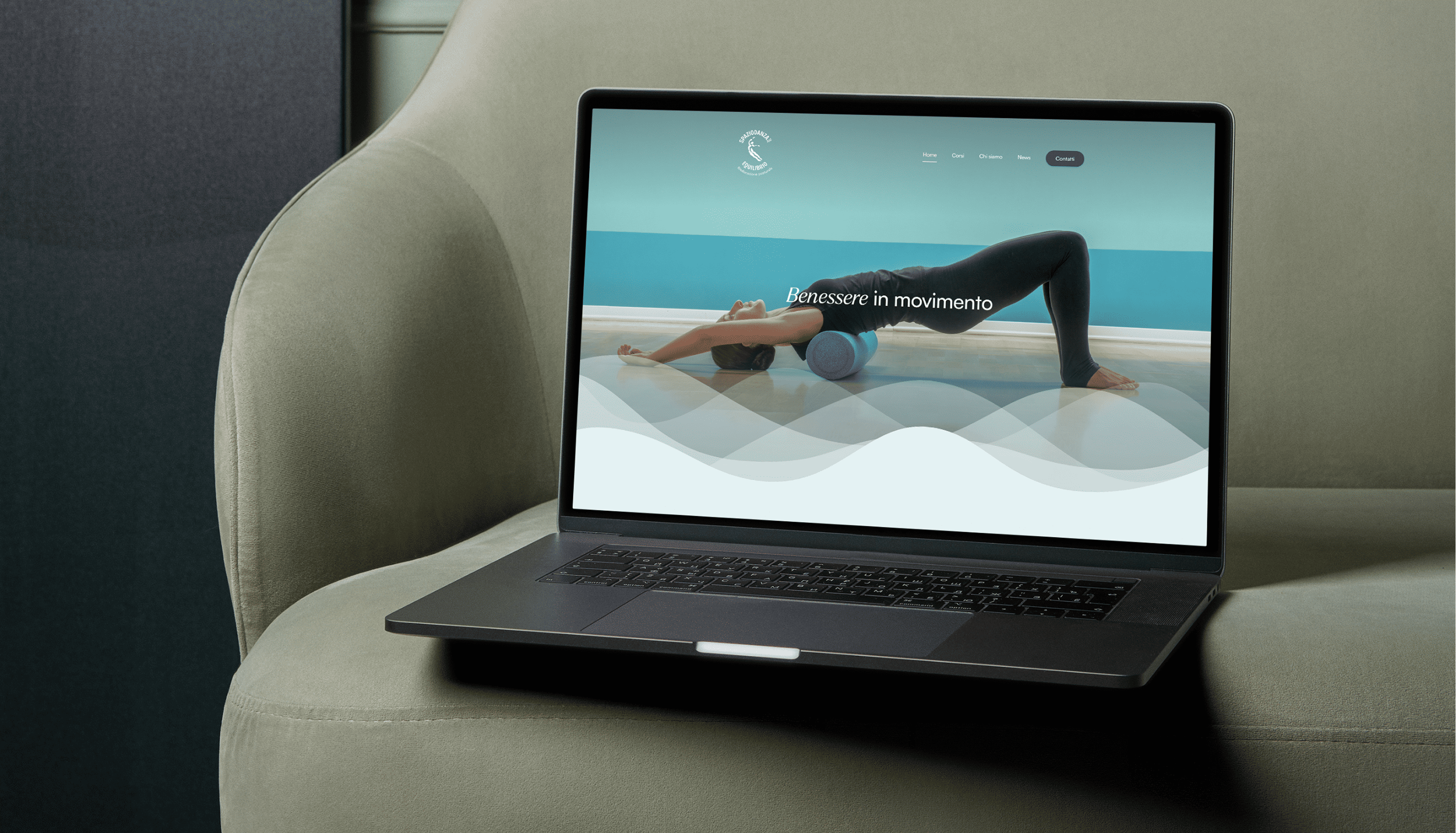 Spaziodanza Website UI/UX Design balance card components dance graphic design icon sport typography ui uiux webdesign wellness yoga