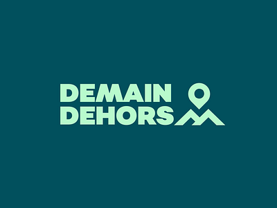 Demain Dehors - Logotype agency branding logotype outdoor