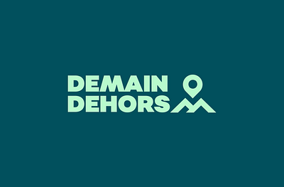 Demain Dehors - Logotype agency branding logotype outdoor