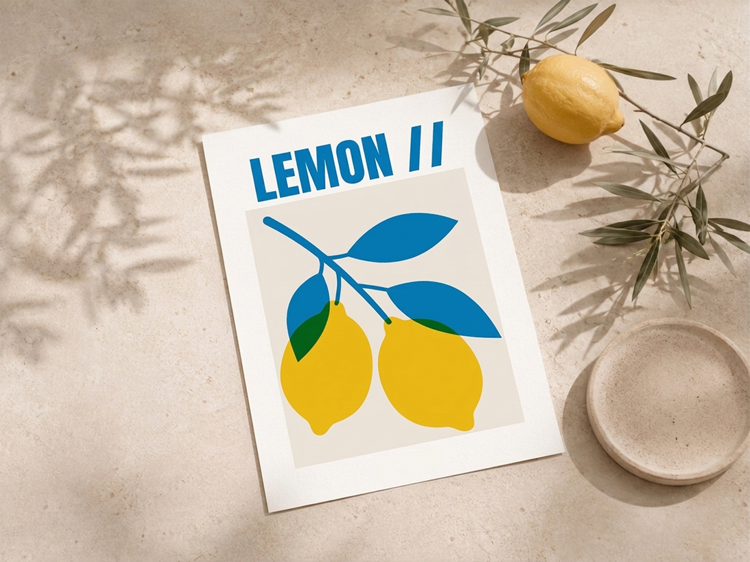 Risograph Fruit & Veggie Art Prints — Poster Series aesthetic design bold colors editorial illustration flat vector food illustration fruit print illustration kitchen art lemon illustration minimal poster poster design poster mockup print design retro poster risograph vector ert vector illustration wall art