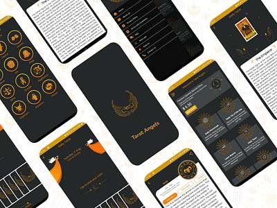 Tarot Card 3d animation app branding cards design graphic design illustration logo typography ui ux vector