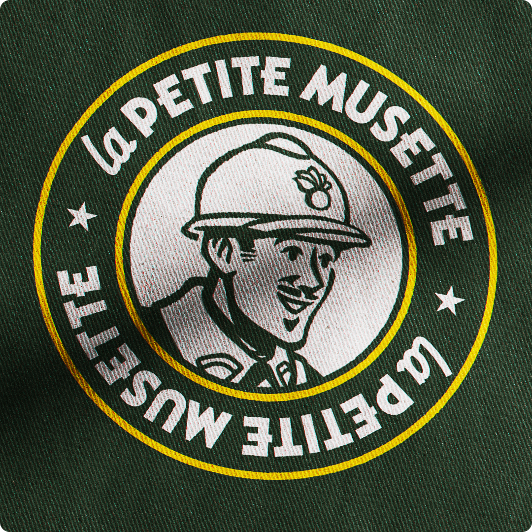 La Petite Musette art direction branding digital art graphic design illustration logo mascot shop visual identity world war 2