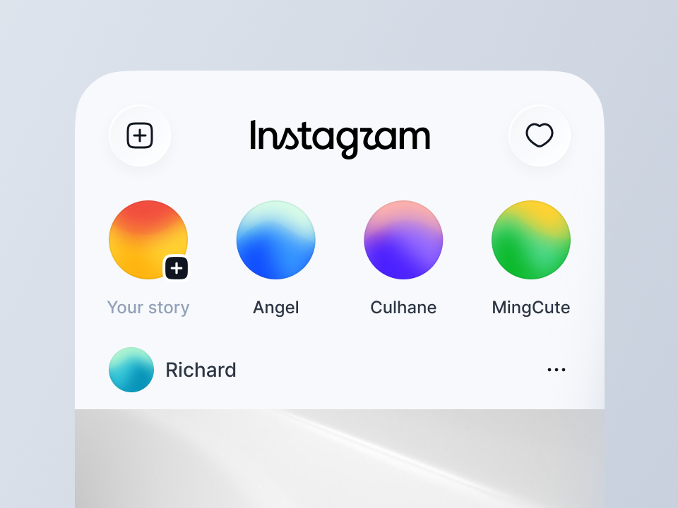 Instagram APP app icon design icons ig instagram mingcute mobile ui