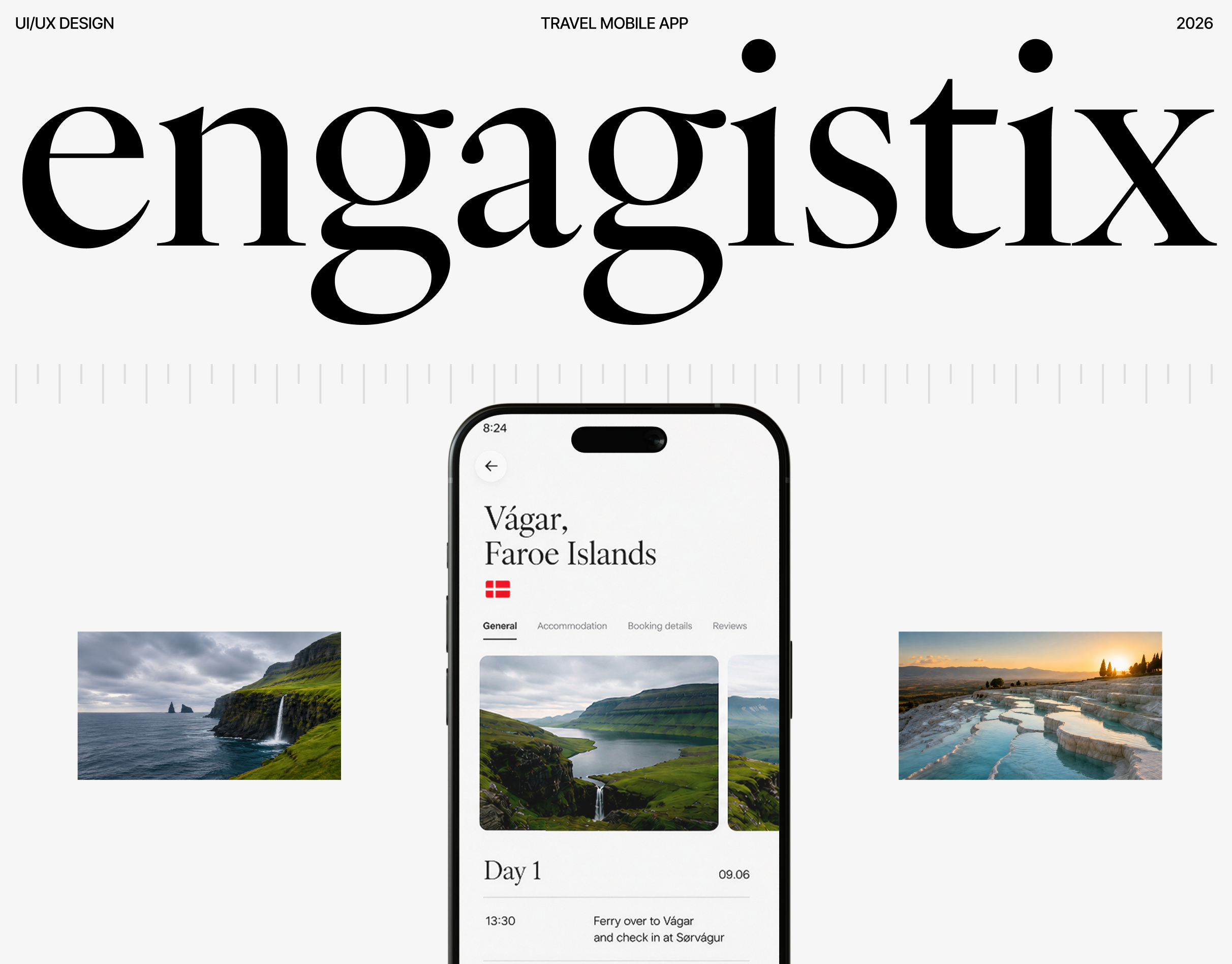 Engagistix x Softalium Limited app design booking app destination explore interaction design ios app itinerary mobile app mobile ui product design timeline tourism travel travel agency travel app ui design user experience user interface ux design vacation