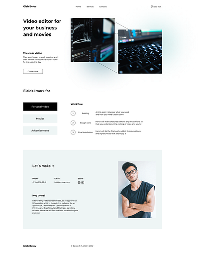 Landing page design landing ui ux web