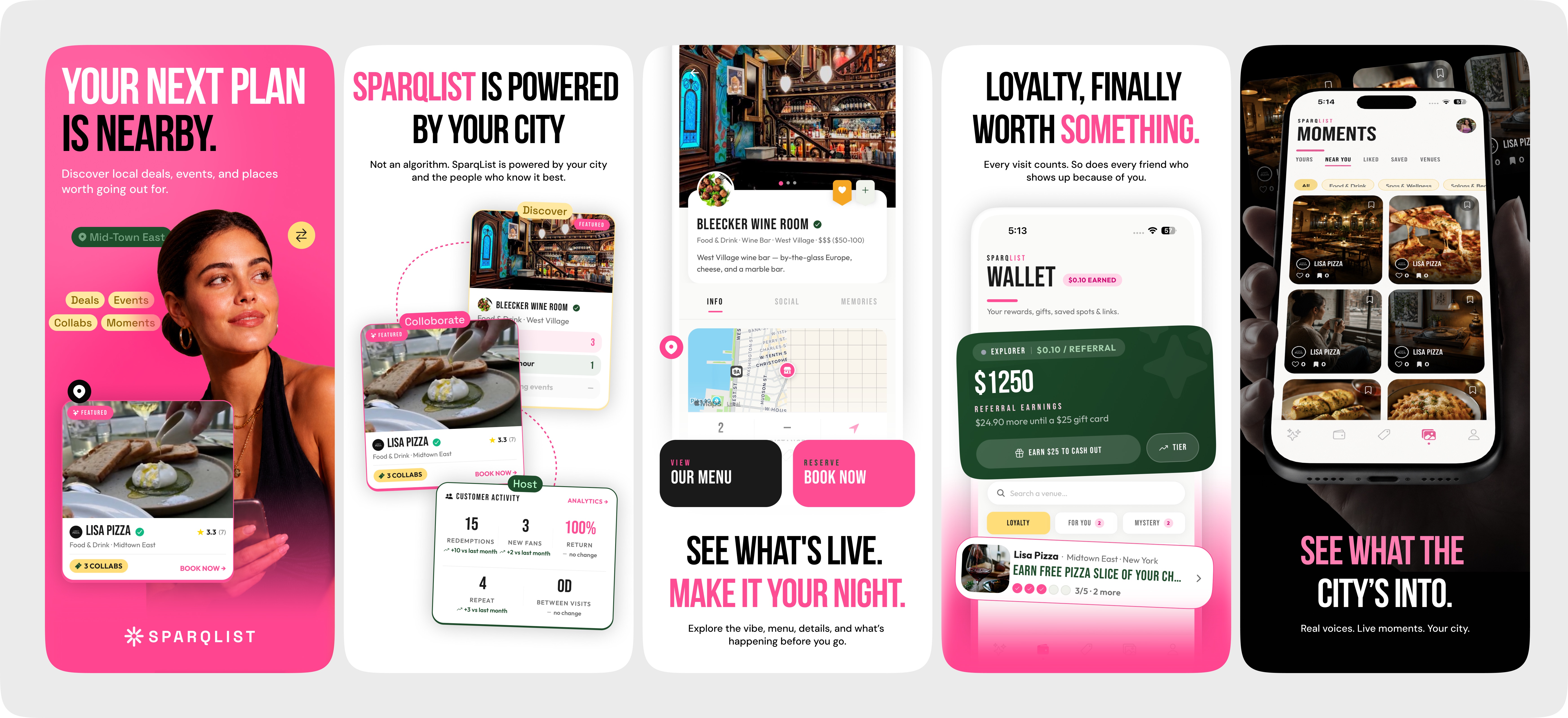 App Store Screenshots for Sparqlist adobe xd app app store screenshots appdesign branding design figma motion graphics ui ux
