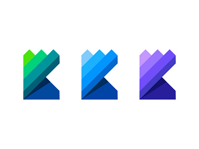 K + 3D stats 📊 ( for sale ) 3d actuarial branding finance k logo marketing modern monogram statistics stats
