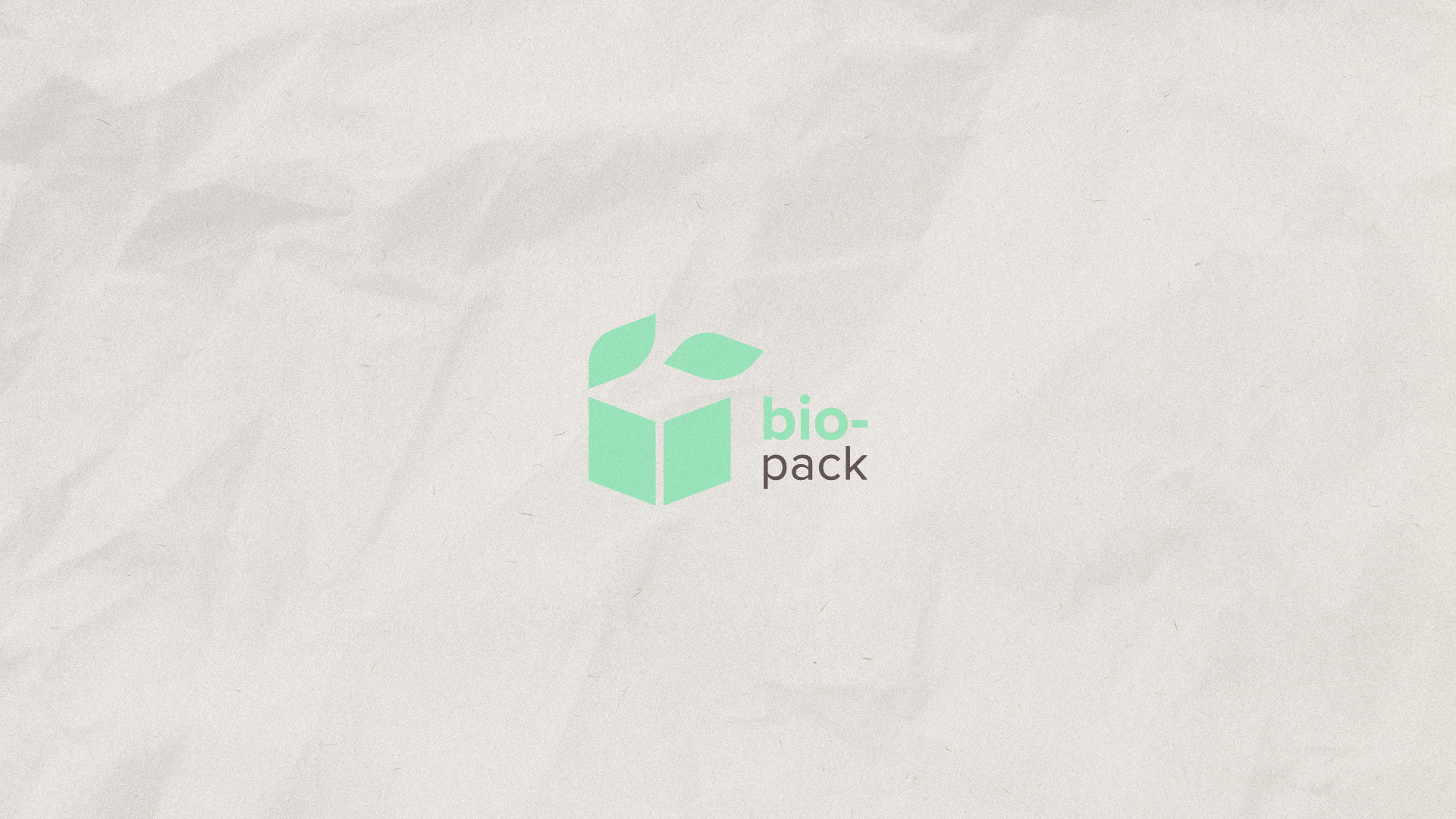 bio-pack - sustainable eco packaging - logo art direction bio brand design branding eco logo visual identity