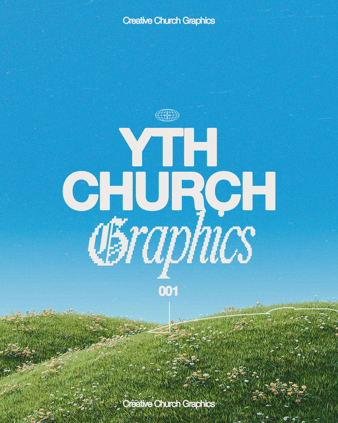 YTH Church Graphics 001 christian church editorial design god graphic design jesus poster sermon social media type design
