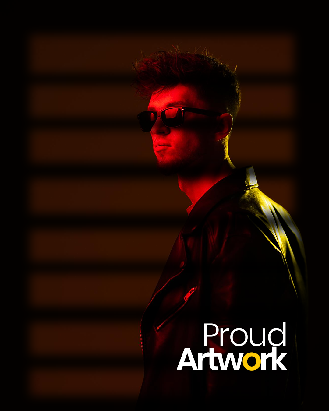 Portrait picture advertising banner design graphic design poster