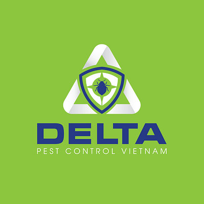 Delta Pest Control VietNam logo branding graphic design logo