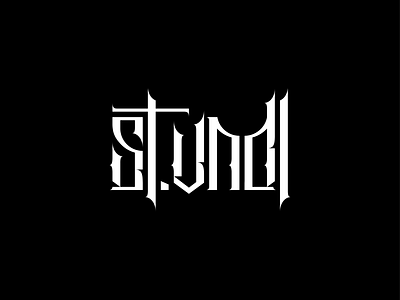 " St. VNDL " lettering branding design graphic design illustrator lettering logo typography vector