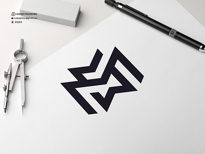 Monogram MSW Logo Design awesome design designn enwirto graphic design letter letterinng logo logo design logos monogram