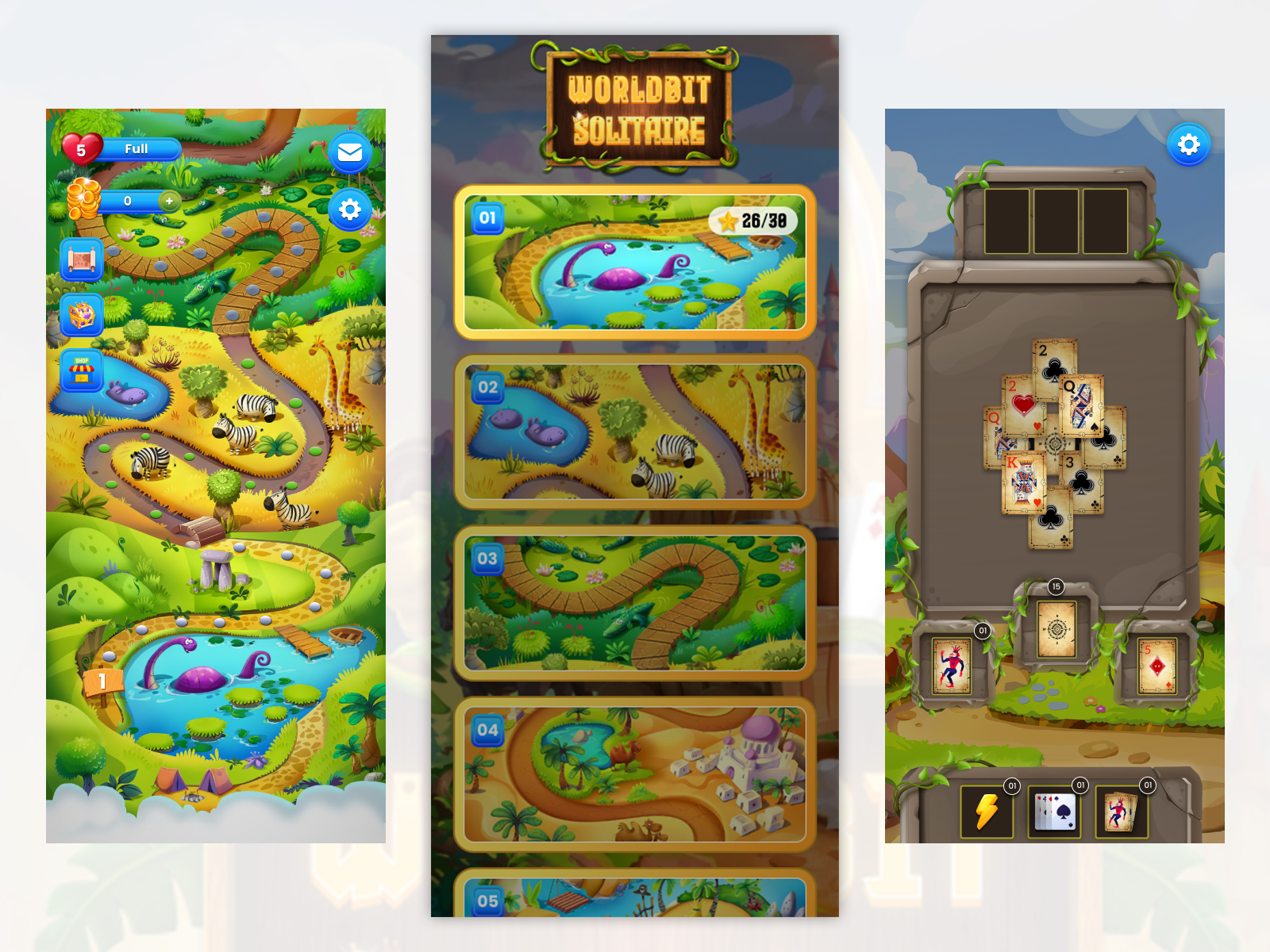 Example of Game App UI Design 