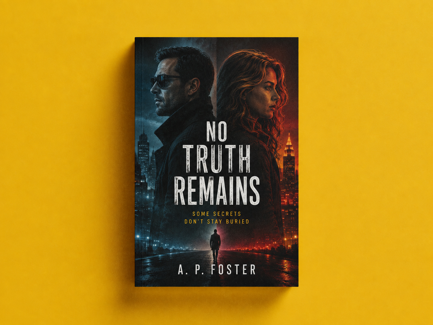 No Truth Remains — Thriller Book Cover Design book cover book cover art book cover concept book cover design book cover designer book mockup cinematic design dark design editorial design editorial typography fiction book cover graphic design mystery poster design poster typography print design publishing design thriller book cover typography visual storytelling