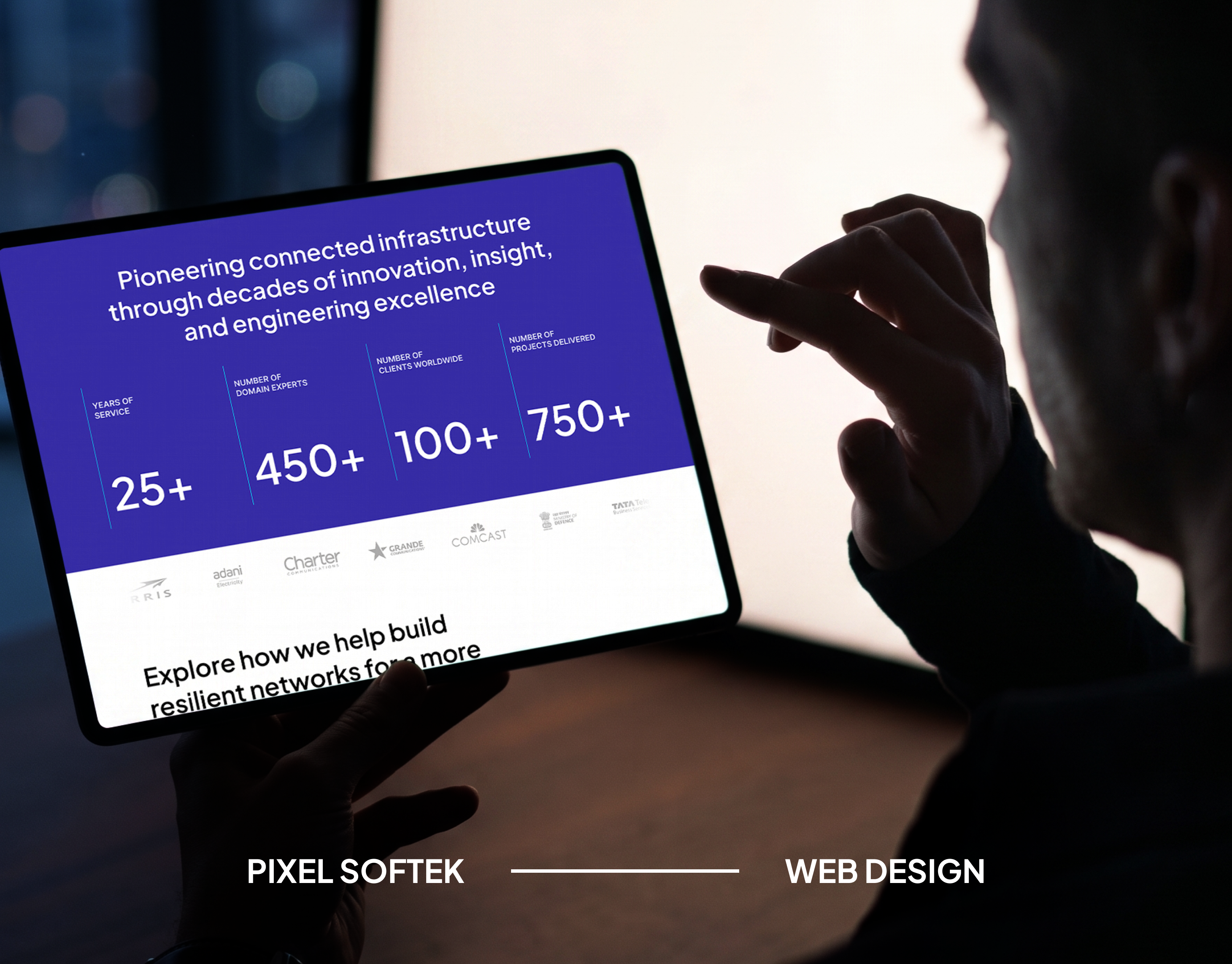 Pixel Softek Website Design design graphic design typography ui ux we