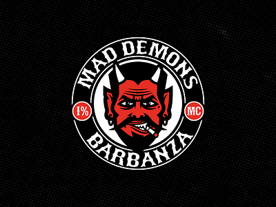 Mad Demons MC - Logo Design branding club demon demonio harley davidson logo logodesign mad mc mecánico moto motor motorcycle race racing rebranding speed sport taller