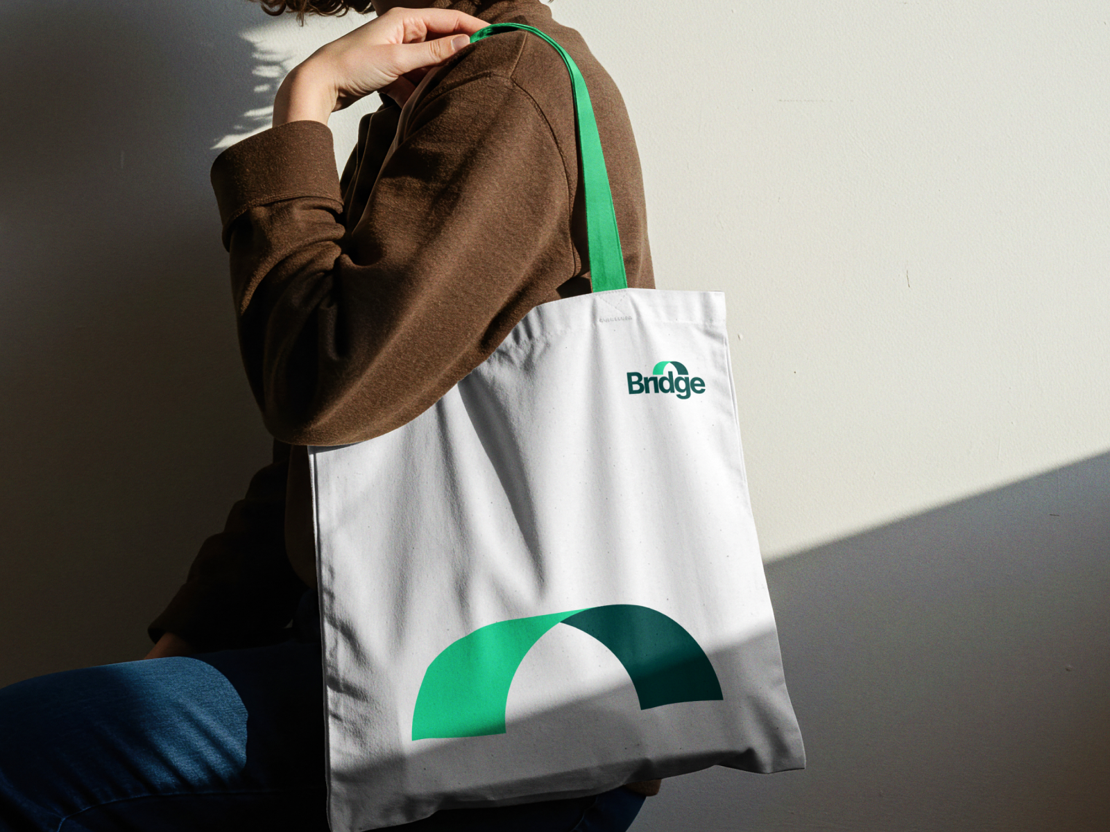 Bridge Logo animation branding bridge collateral connect logo tote