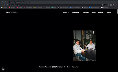 Yadi Yada - Norrsken Foundation Web Design b2b community coworking figma invest startup ux vc web design webflow website design