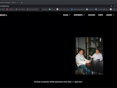 Yadi Yada - Norrsken Foundation Web Design b2b community coworking figma invest startup ux vc web design webflow website design