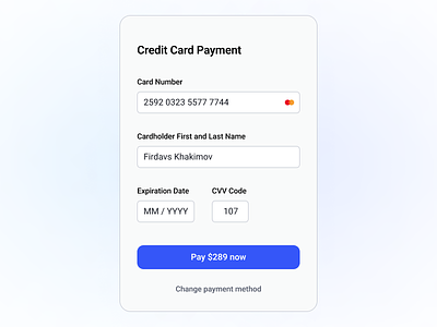 Card Payment Design card payment clead design clean payment design ui ui design ux ux design ux ui design