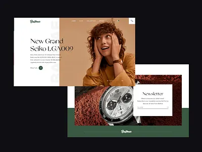 Balhae - Watch store Elementor eCommerce WordPress design ecommerce elementor minimal multipurpose store template typography ui ux uxui watch wordpress