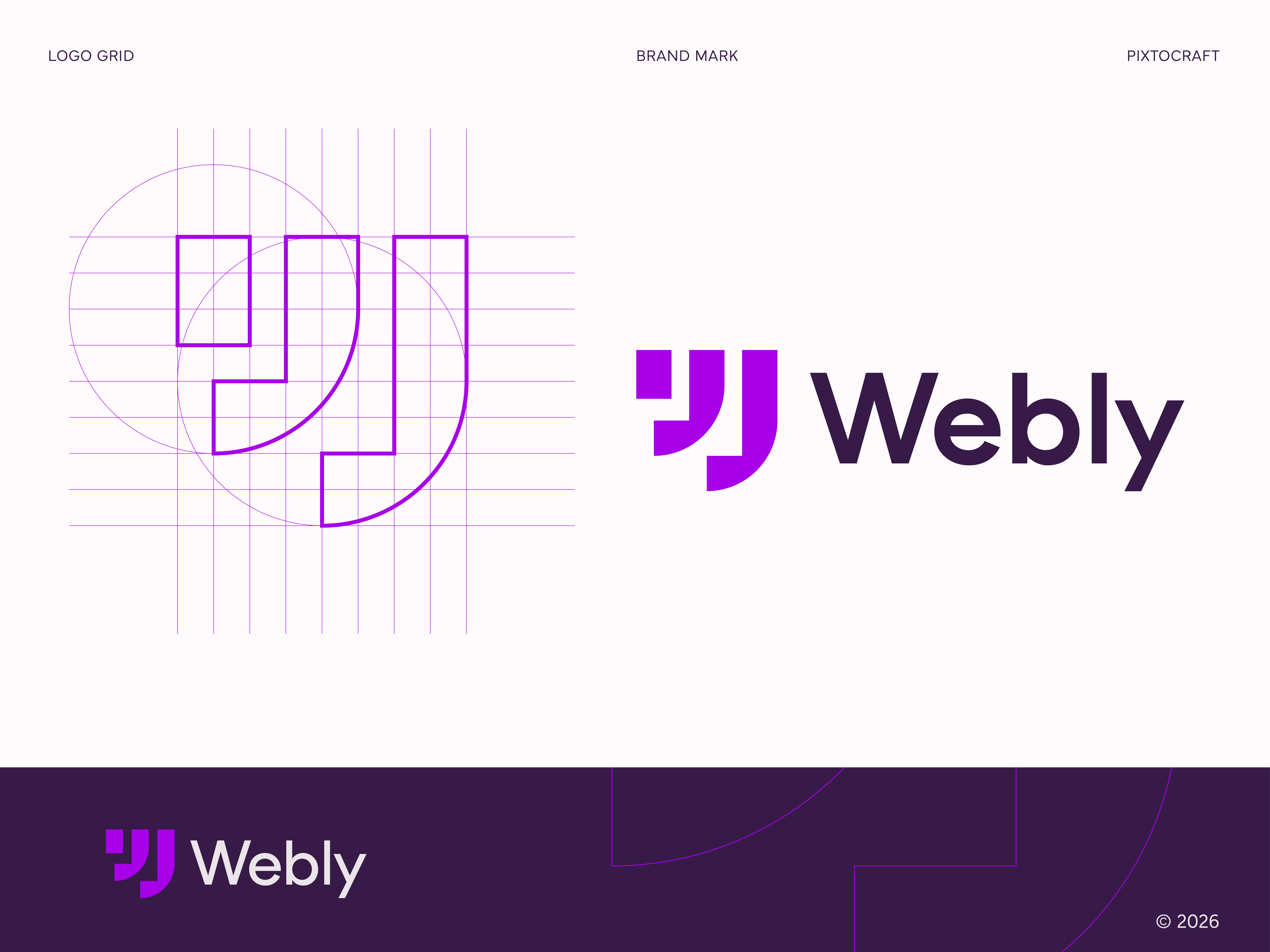 W logo design. /webly brand brand identity branding identity logo logo design logo mark logotype modern simple logo w logo
