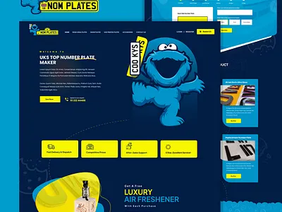 NOMPLATES-Vehicles Number Plates website design animation branding illustration interface landing page license plate minimalistic number plate registration document repair repair service ui vcar website vechile web web design