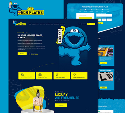 NOMPLATES-Vehicles Number Plates website design animation branding illustration interface landing page license plate minimalistic number plate registration document repair repair service ui vcar website vechile web web design