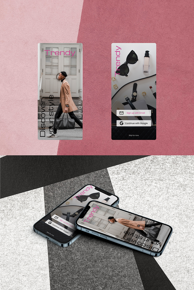 Trendy - Fashion Shopping App UI Design using Figma by Shipra Trivedi