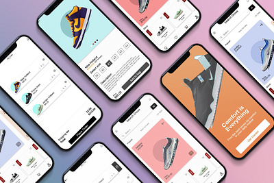 Shoes Mobile App Design adobe photoshop branding figma ui ui design vector