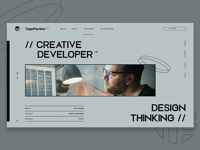 Web Designer - Portfolio website UX/UI adobe xd design developer figma freelancer portfolio ux web designer website