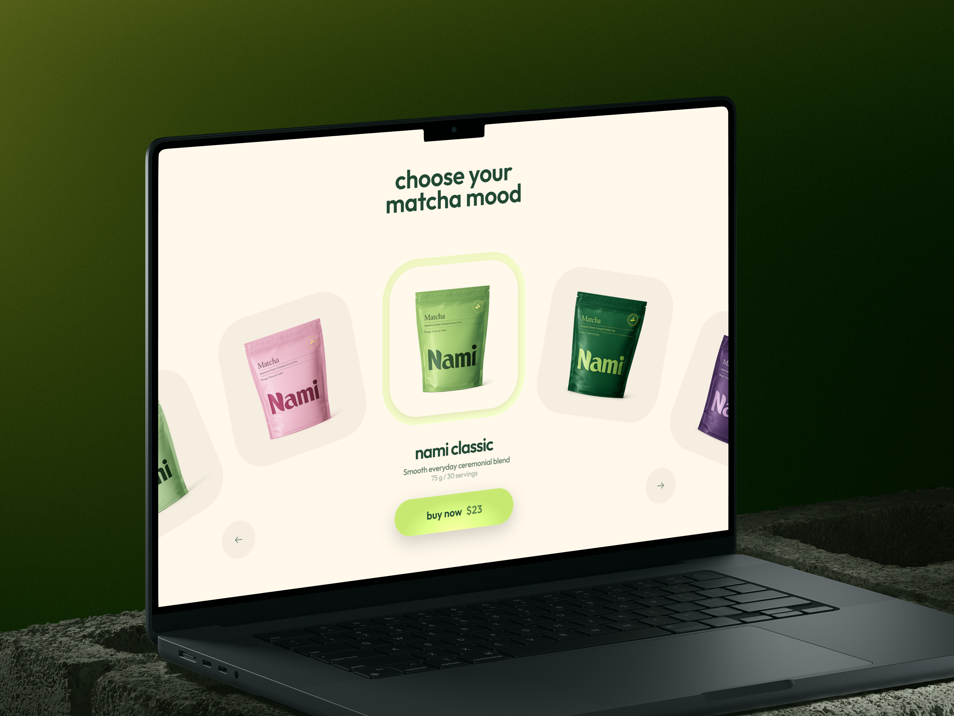 🍵 Web Design for Matcha store e-comm | Hyperactive design drink ecommerce food green hyperactive landing matcha section ui ux web design website