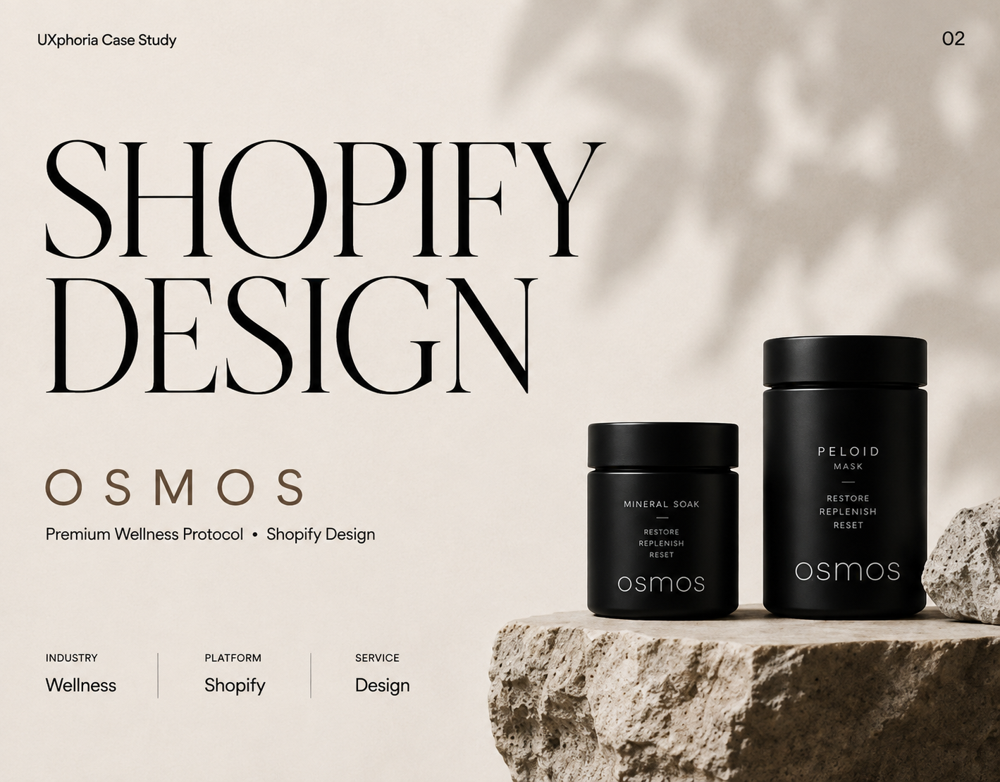 Shopify Ecommerce UX & CRO Case Study | Osmos conversion rate conversion rate optimization cro ecommerce ecommerce cro ecommerce design landing page shopify shopify cro shopify design shopify development shopify ecommerce shopify redesign store design ui ui design ui ux ux design web design web redesign