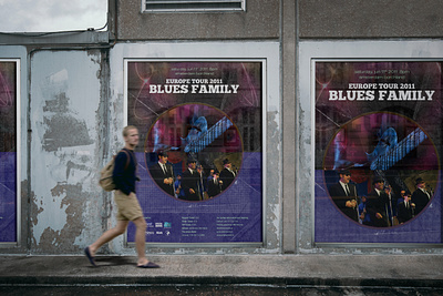 Blues Family Europe Tour 2011 Poster