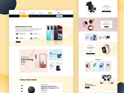 Electronic e-commerce website design