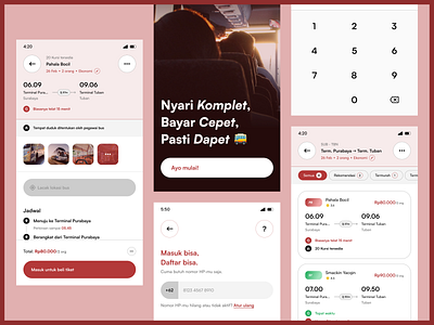 🚍 Basbis - Bus Ticket App app bus design mobile orenjidesignchallenge orenjistudio study case ticket ui ui ux ux design