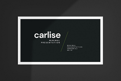 Carlise PowerPoint Template #4 app branding design graphic design illustration logo typography ui ux vector