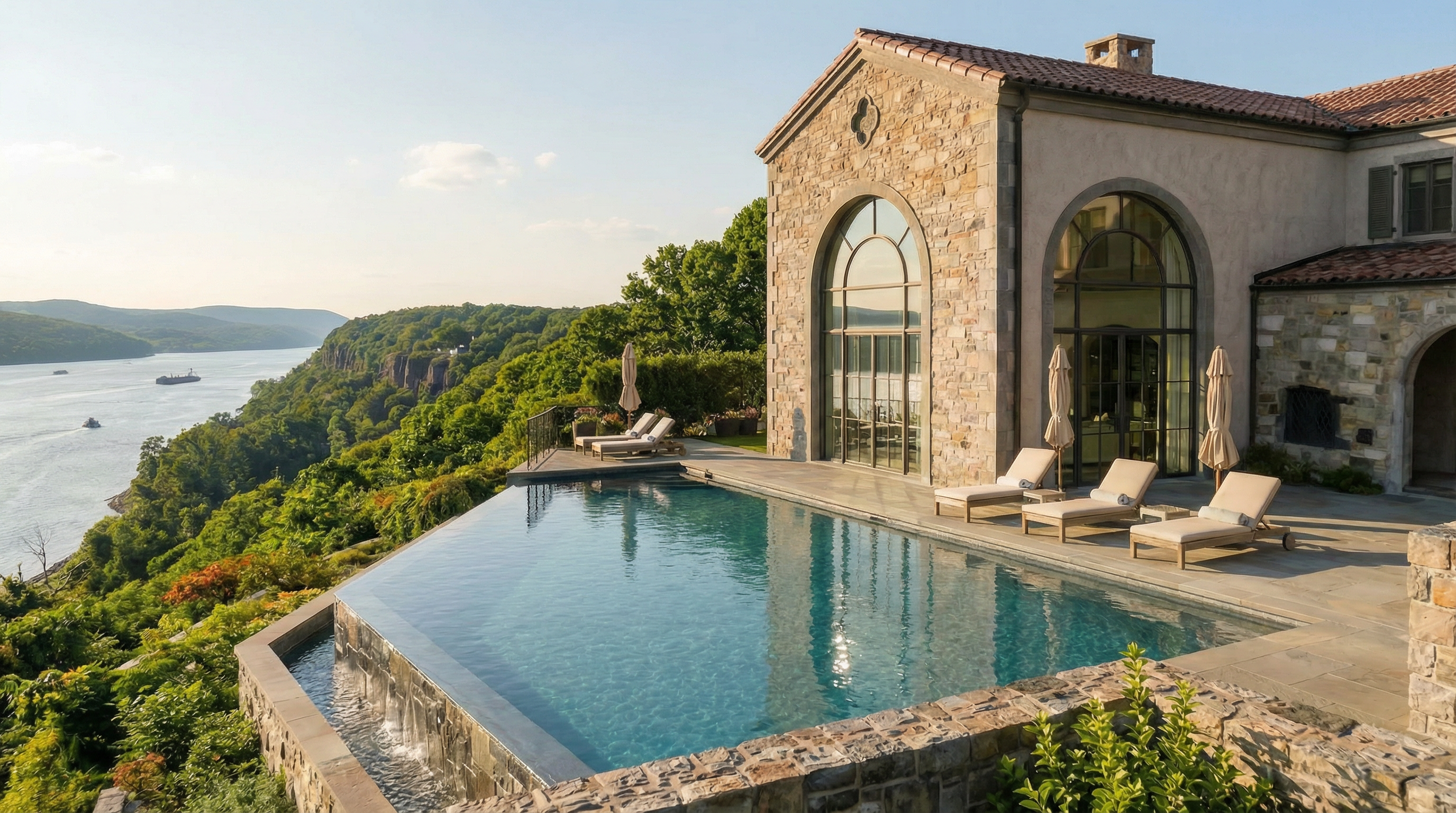 Luxury Resort - AI Real Estate Video 3d 3dsmax ai real estate video ai video production animation architectural visualization architecture architecture in motion cgi development houses hudson river illustration investor presentation pool rendering residential resort development visualization walkthrough