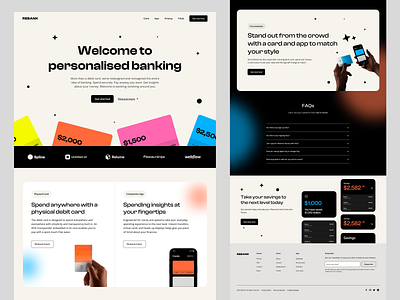 Banking Landing Page banking design landing page ui ux web website