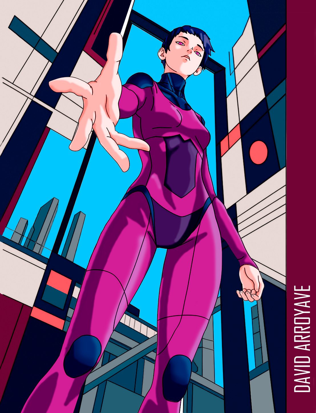 Cyberpunk Illustration character design concept art cyberpunk graphic design illustration