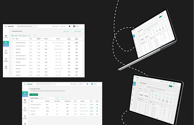 Financial dashboard: A platform to manage all cash ins & out. dashboard design figma ui