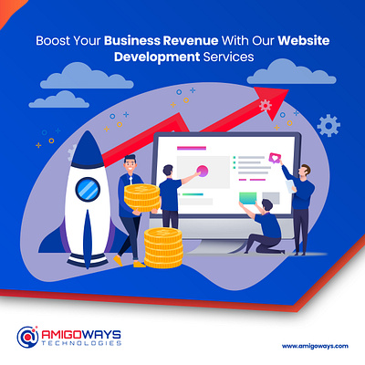 Boost Your Business Revenue With Our Website Development Service amigoways amigowaysappdevelopers amigowaysteam