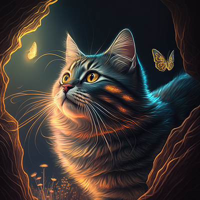 Zephyr branding cat design cat paintings design feline feline paintings illustration kitten design