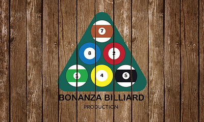 Logo "Bonanza Billiard" adobeillustrator branding design designer graphic design illustration logo vector