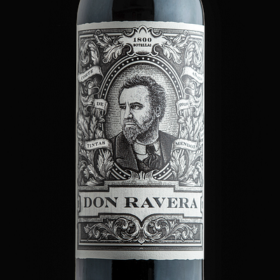 Don Ravera branding design graphic design illustration label design wine wine label design
